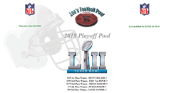 Desktop Screenshot of joesfootballpool.com