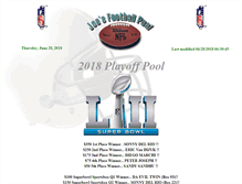 Tablet Screenshot of joesfootballpool.com